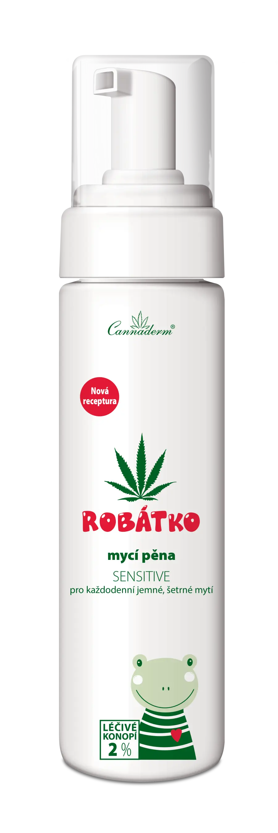 1548_CANNADERM ROBATKO MYCI PENA SENSITIVE 200ML_PDK 3438166